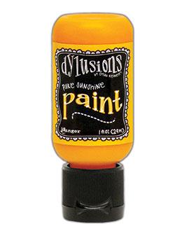 Dylusions Flip Cap Paint Pure Sunshine, 1oz Paint Dylusions 