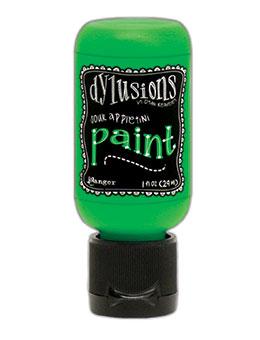 Dylusions Flip Cap Paint Sour Appletini, 1oz Paint Dylusions 