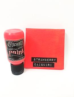 Dylusions Flip Cap Paint Strawberry Daiquiri, 1oz Paint Dylusions 