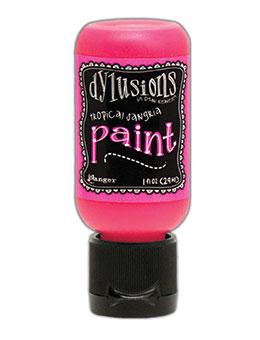 Dylusions Flip Cap Paint Tropical Sangria, 1oz Paint Dylusions 