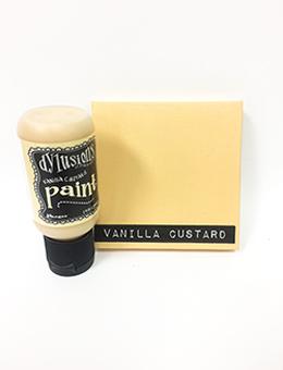 Dylusions Flip Cap Paint Vanilla Custard, 1oz Paint Dylusions 