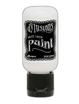 Dylusions Flip Cap Paint White Linen, 1oz Paint Dylusions 