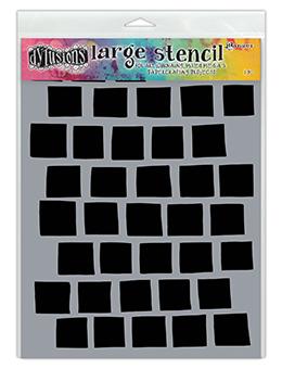 Dylusions Stencils Large Grid Stencil Dylusions 