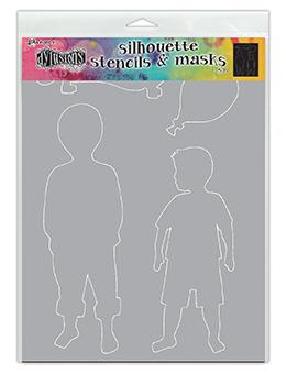 Dylusions Stencils Silhouette Otis Stencil Dylusions 