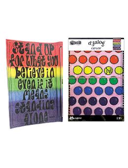 Dylusions Dyalog Pride Cover Printed Canvas Dyalog Dylusions 