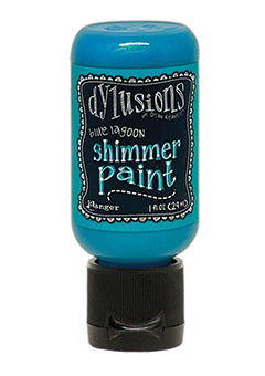 Dylusions Shimmer Paint Blue Lagoon, 1oz Paint Dylusions 