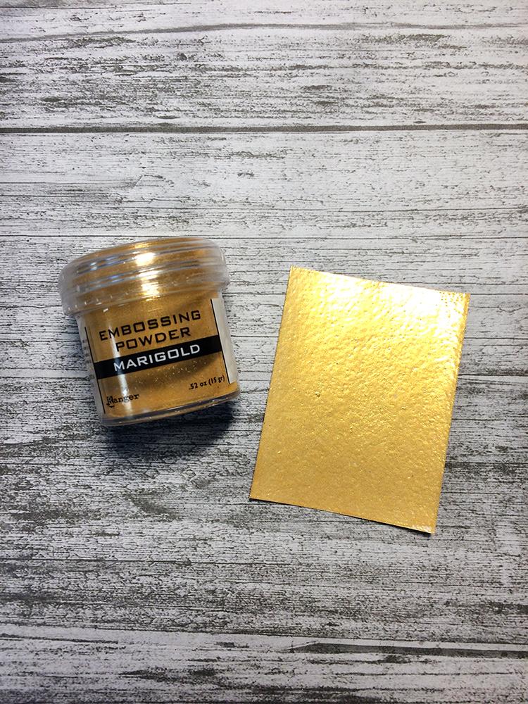 Embossing Powder Marigold Metallic Powders Ranger Ink 