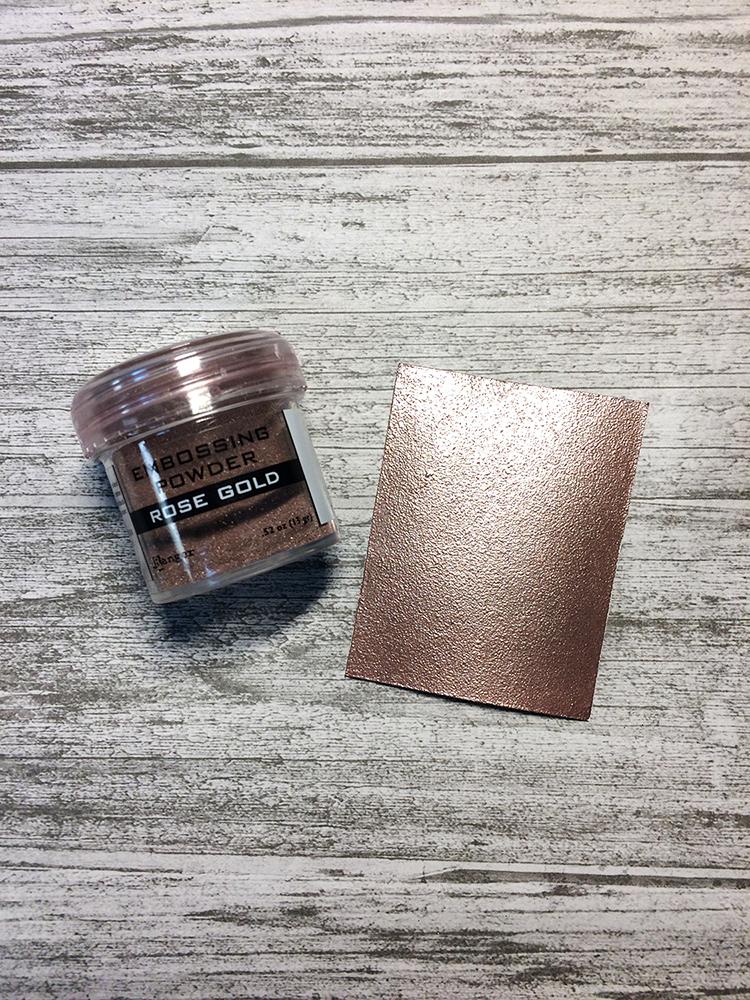 Embossing Powder Rose Gold Metallic Powders Ranger Ink 