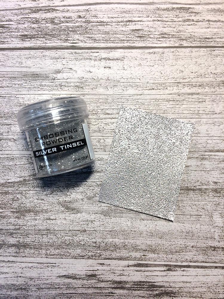 Embossing Powders Silver Tinsel Powders Ranger Ink 