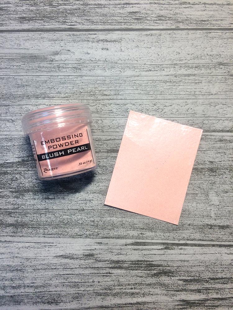 Embossing Powders Blush Pearl Powders Ranger Ink 