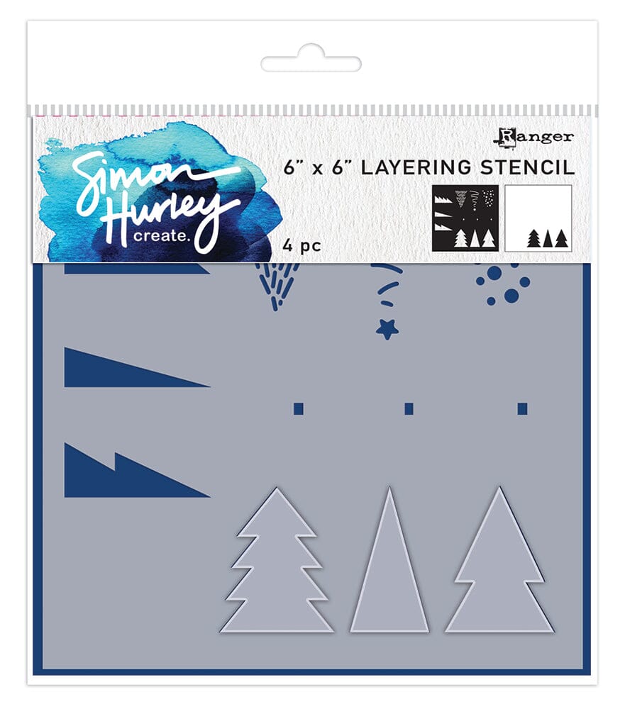 Simon Hurley create. Layering Stencil Mod Christmas Stencil Simon Hurley 