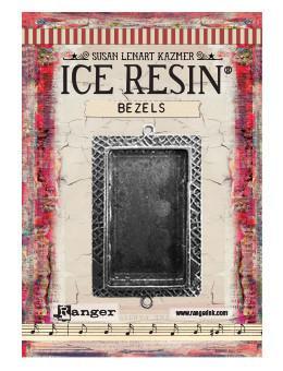 ICE Resin® Milan Bezels: Antique Silver Large Rectangle, 1pc. Bezels & Charms ICE Resin® 