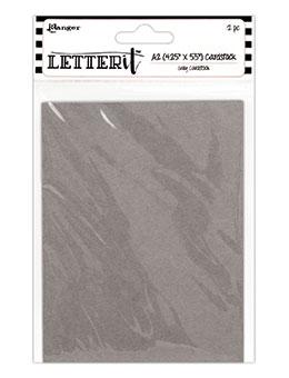 Letter It™ Grey A2 Cardstock 4.25" x 5.5", 12pc Surfaces Letter It 