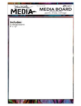 Dina Wakley Media Board 9" x 12" 3pk Surfaces Dina Wakley Media 