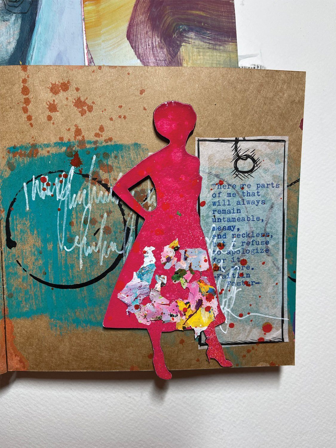 Dina Wakley Media Chipboard Shapes The Women Surfaces Dina Wakley Media 