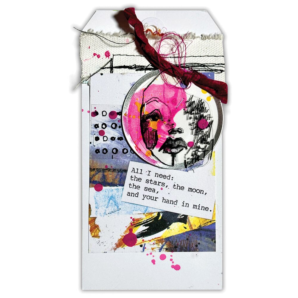 Dina Wakley Media Metal Rimmed Tags 2.25" Surfaces Dina Wakley Media 