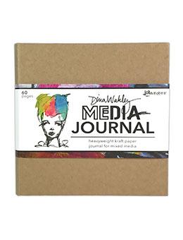 Dina Wakley MEdia Kraft Journal 6" x 6" Journal Dina Wakley Media 