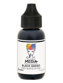 Dina Wakley Media Gesso Black, 1oz Gesso Dina Wakley Media 