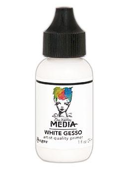 Dina Wakley Media Gesso White, 1oz Gesso Dina Wakley Media 