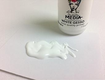 Dina Wakley Media Gesso White, 1oz Gesso Dina Wakley Media 