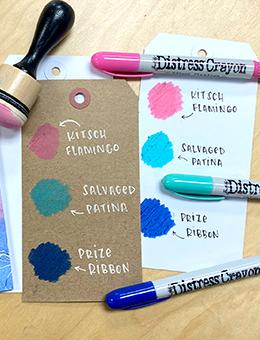 Tim Holtz Distress® Crayons Set 12 Kits Distress 