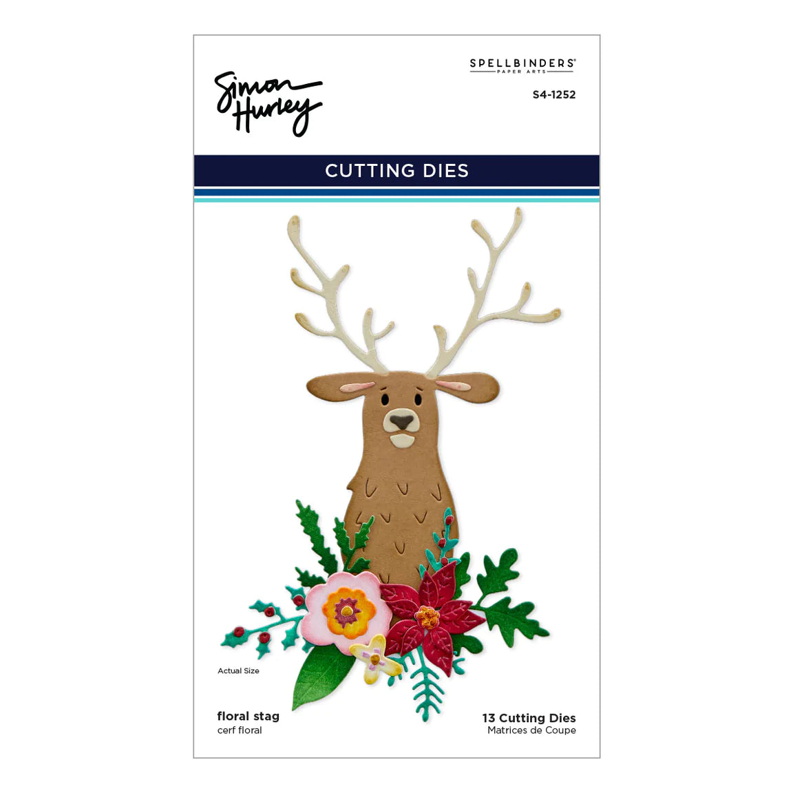 Simon Hurley create. Spellbinders Floral Stag Die Cutting Dies Simon Hurley 