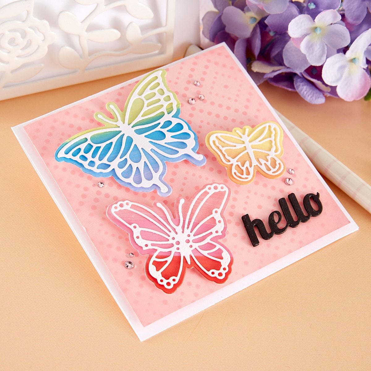 Simon Hurley create. Spellbinders Brilliant Butterflies Die Cutting Dies Simon Hurley 