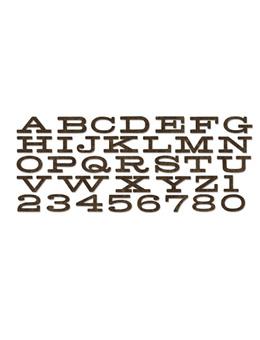 Tim Holtz® Alterations by Sizzix - Bigz™ Dies - XL Alphabet Die - Billboard Cutting Dies Tim Holtz Other 