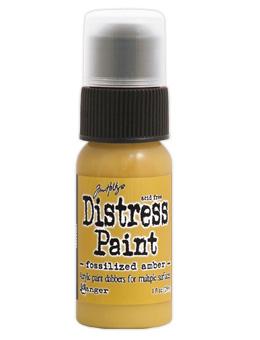 Tim Holtz Distress® Dabber Paint Fossilized Amber, 1oz Paint Tim Holtz 