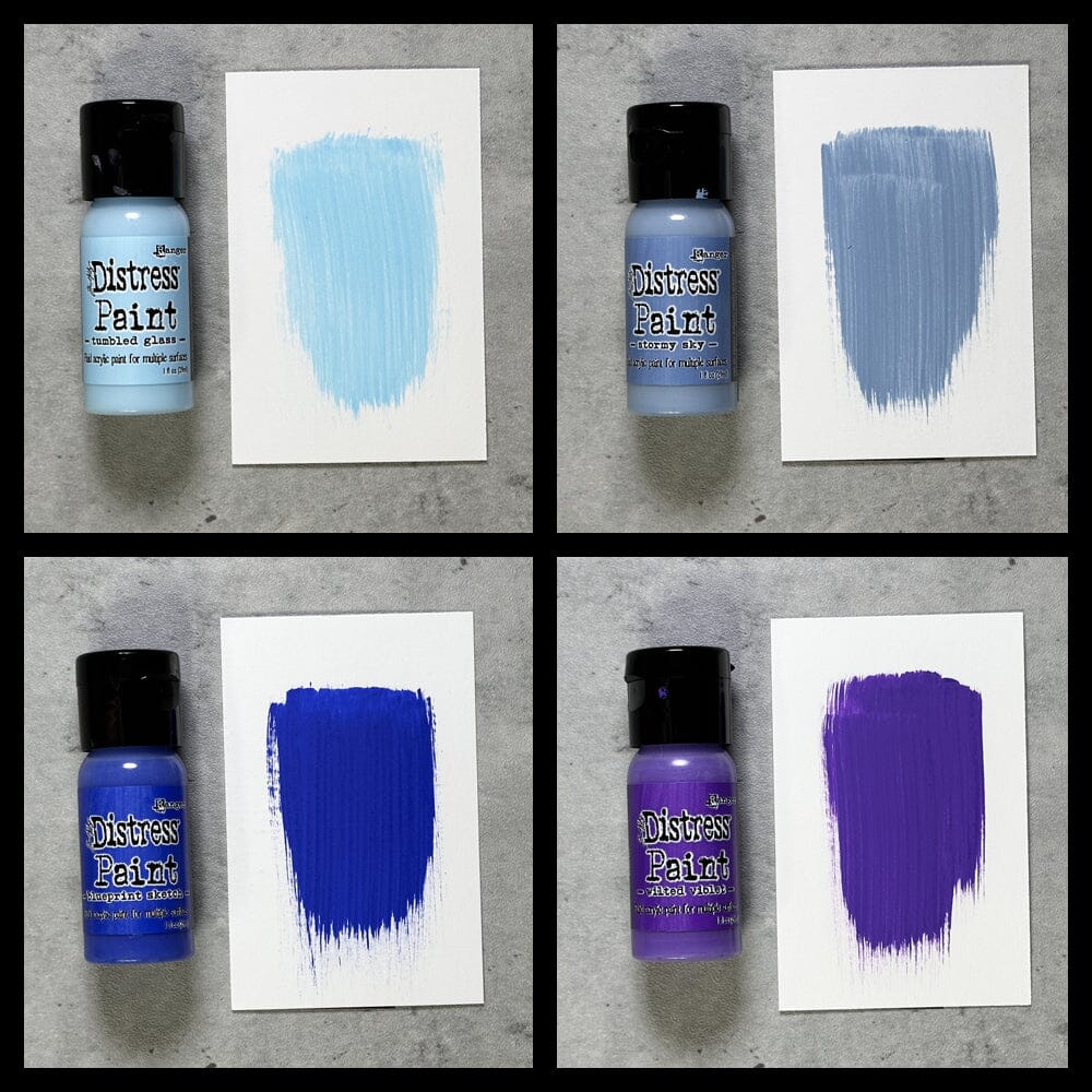 Tim Holtz Distress® Flip Top Paint Set 4 Paint Distress 