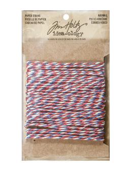 Tim Holtz® Idea-ology Trimmings - Paper String - Air Mail Idea-ology Tim Holtz Other 