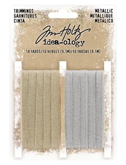 Tim Holtz® Idea-ology TRIMMINGS, METALLIC (2/PK) Idea-ology Tim Holtz Other 