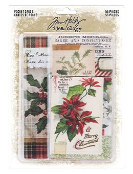 Tim Holtz Idea-ology Pocket Cards Christmas Tim Holtz Other 