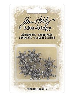 Tim Holtz Idea-ology Adornments Snowflakes Tim Holtz Other 