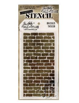 Tim Holtz® Stampers Anonymous - Layering Stencils - Bricked Stencil Tim Holtz Other 