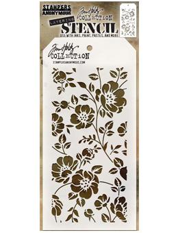 Tim Holtz® Stampers Anonymous - Layering Stencils - Floral Stencil Tim Holtz Other 