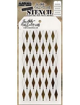 Tim Holtz Idea-ology Shifter Diamonds Layered Stencil Stencil Tim Holtz Other 