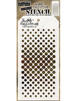 Tim Holtz Stamper Anonymous Layering Stencil - Gradient Dot Stencil Tim Holtz Other 