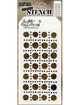 Tim Holtz Stamper Anonymous Layering Stencil - Dotted Line Stencil Tim Holtz Other 