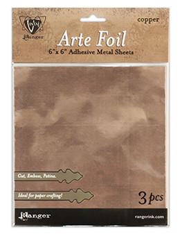 Vintaj® Arte Foil 6" x 6" Sheets Copper, 3pc Surfaces Vintaj 